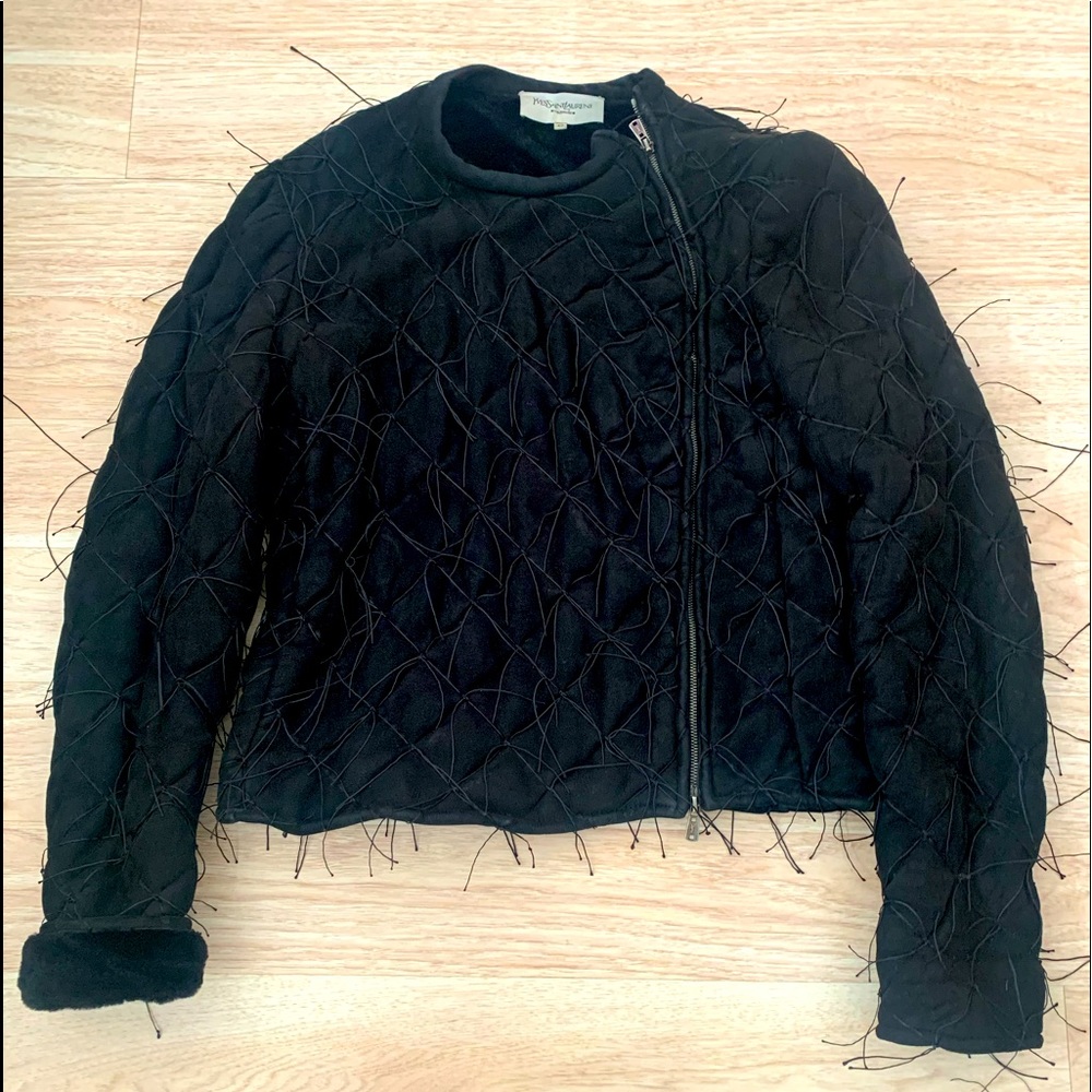 Ysl Shearling  Runways collection coat one of the kind Limited additionAuthentic